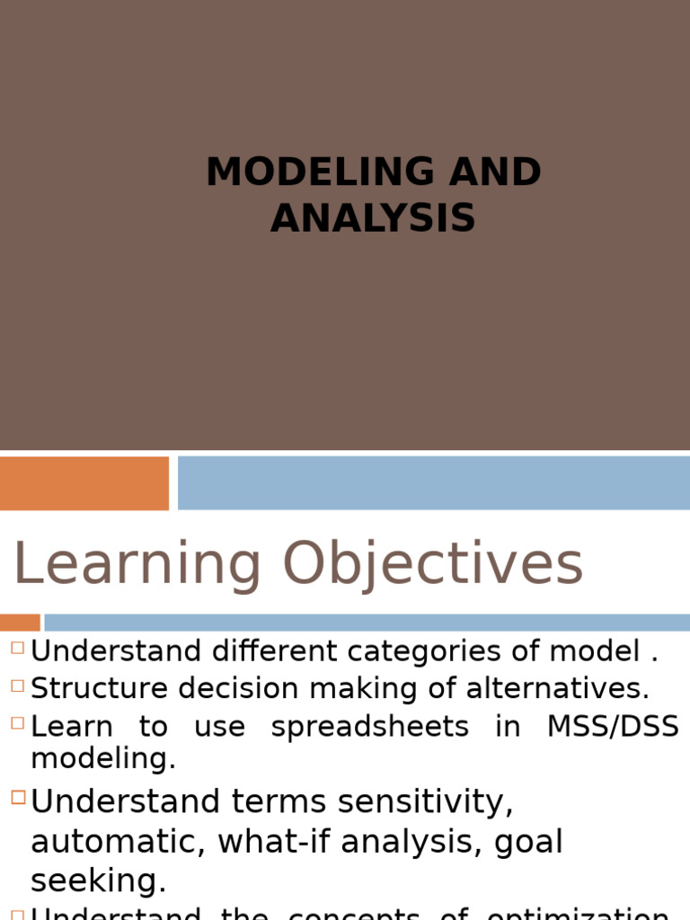 Modeling Decision-Making with Spreadsheets | PDF | Decision Making | Risk