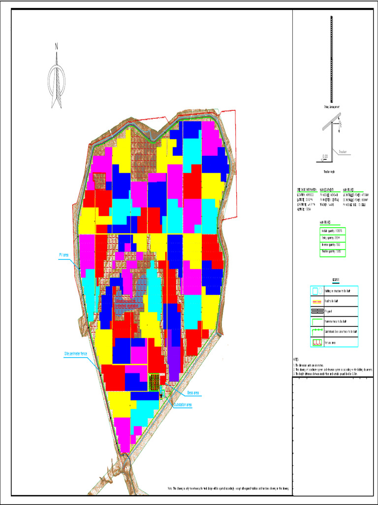General Layout of The PV Modules Array Rev.c | PDF | Energy Harvesting ...