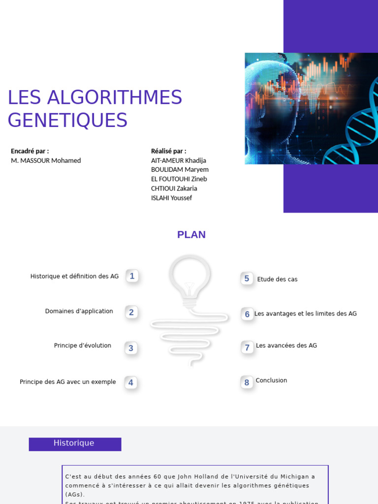 Introduction aux Algorithmes Génétiques | PDF | Algorithme génétique ...