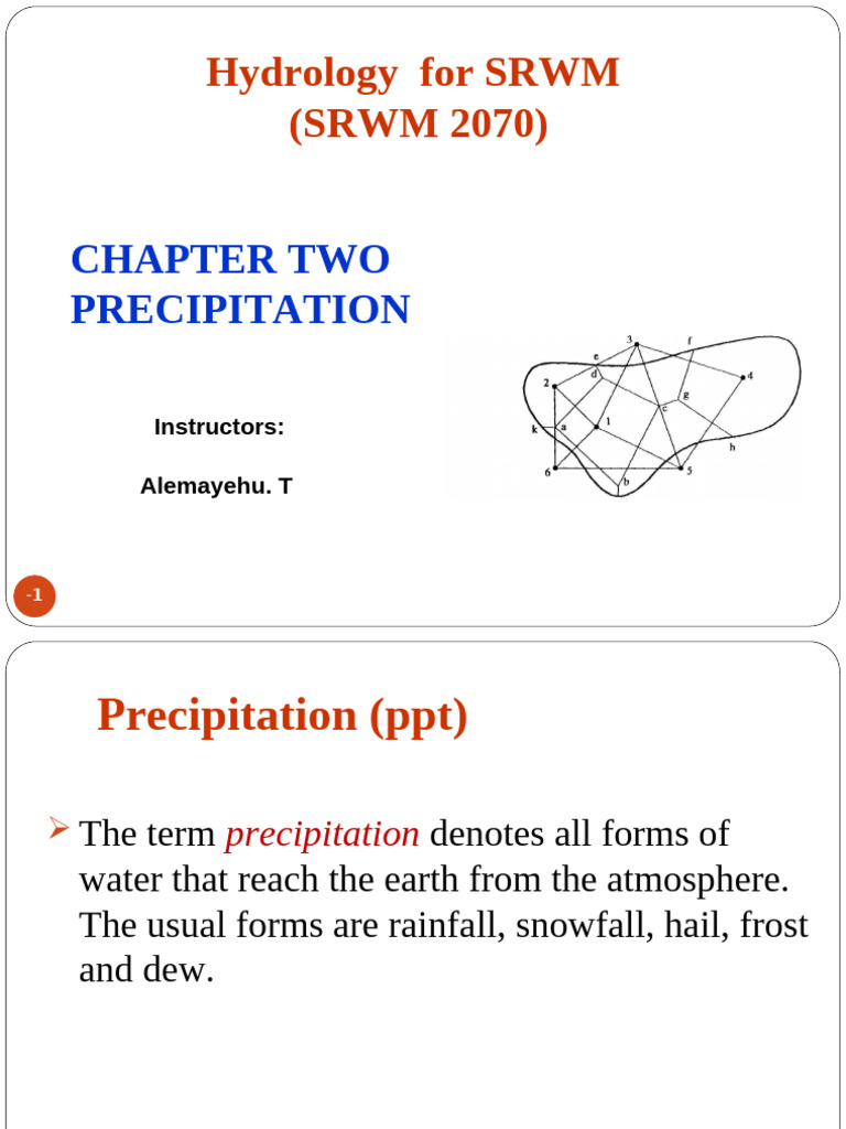 Env. Hydrology Ch2-Precipitation | PDF | Precipitation | Rain