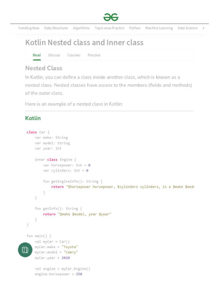 2- Nested class and Inner class | PDF | Systems Architecture | Computer ...
