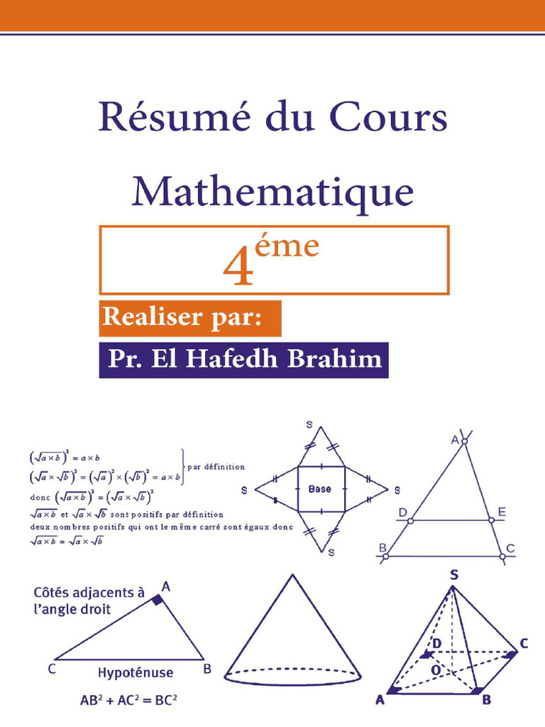 Resumé Math 4ieme | PDF