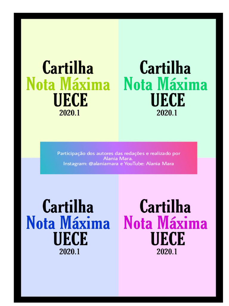 Cópia de CARTILHA NOTA MÁXIMA UECE 2020.1 | PDF | Pobreza | Pobreza e ...