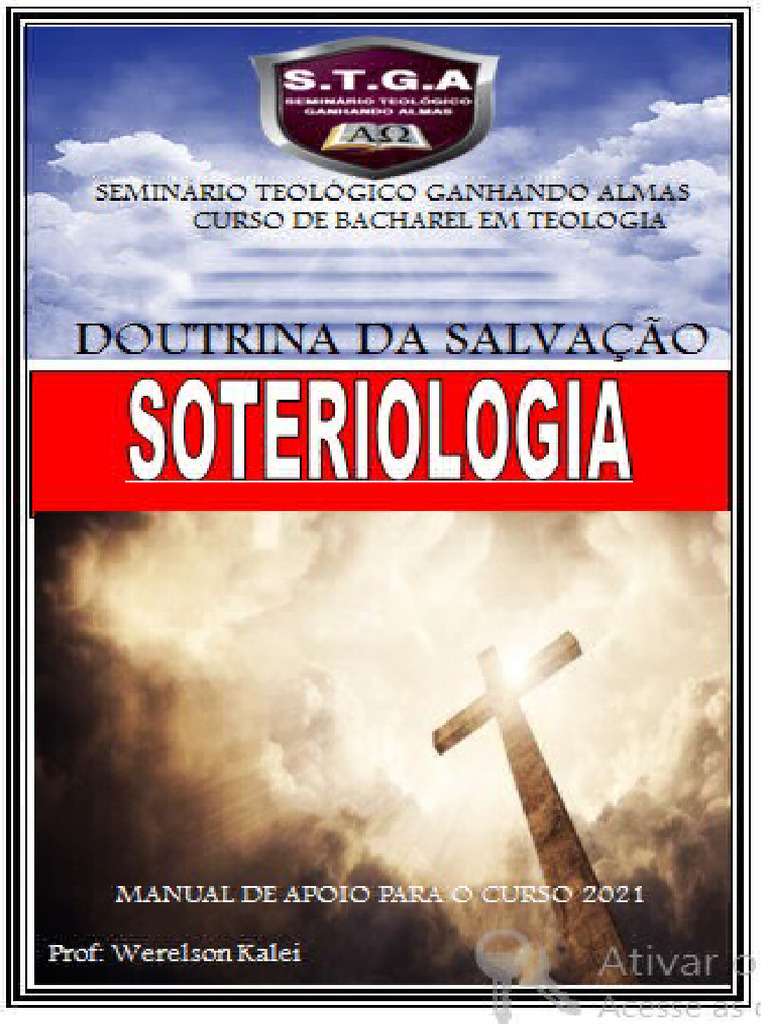 Soteriologia: Estudo da Salvação Bíblica | PDF | Pecado | Salvação