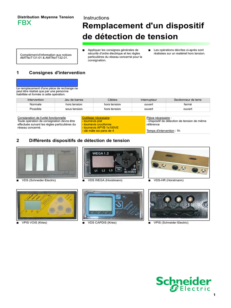 Remplacement d'un dispositif IVIS | PDF | Électricité | Électrotechnique