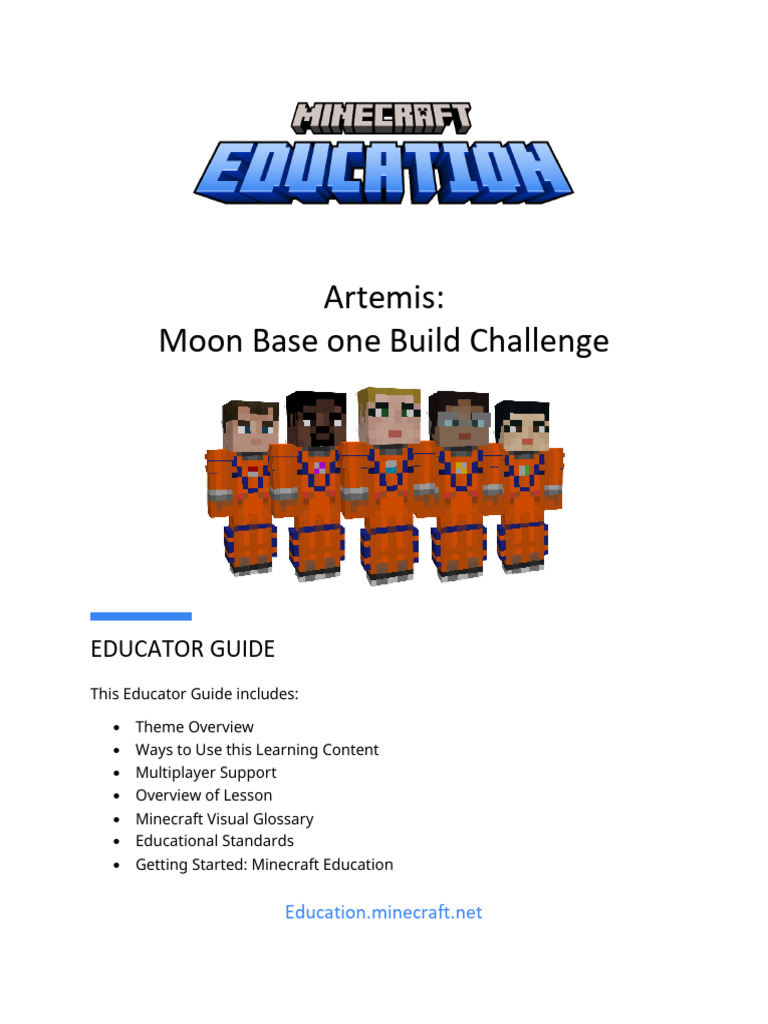 Moon Base One Build Challenge Guide | PDF | Force | Gravity