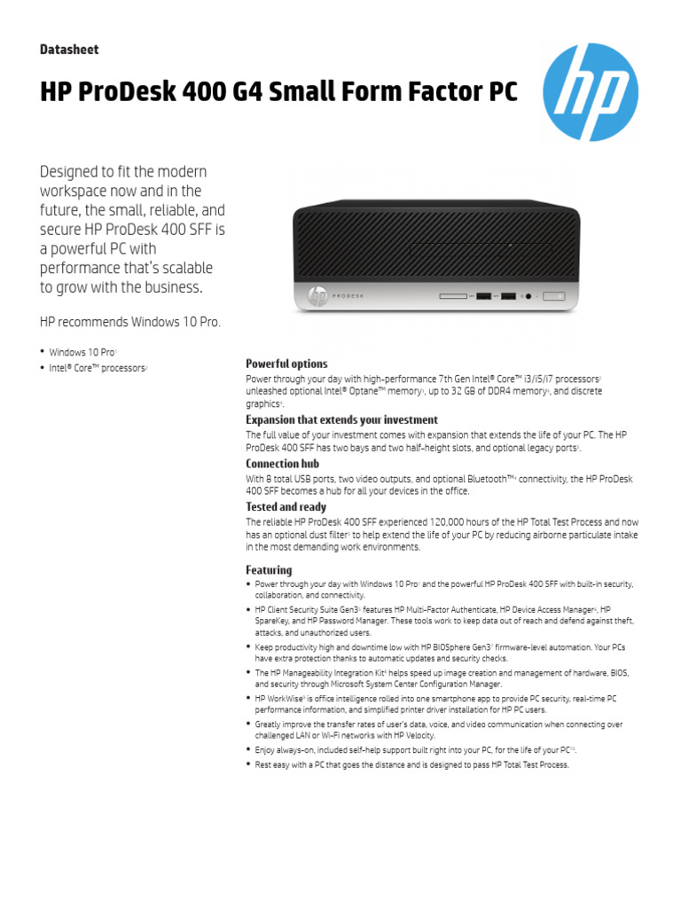 HP-2896539534-4aa6-9226enuc | PDF | Windows 10 | Solid State Drive