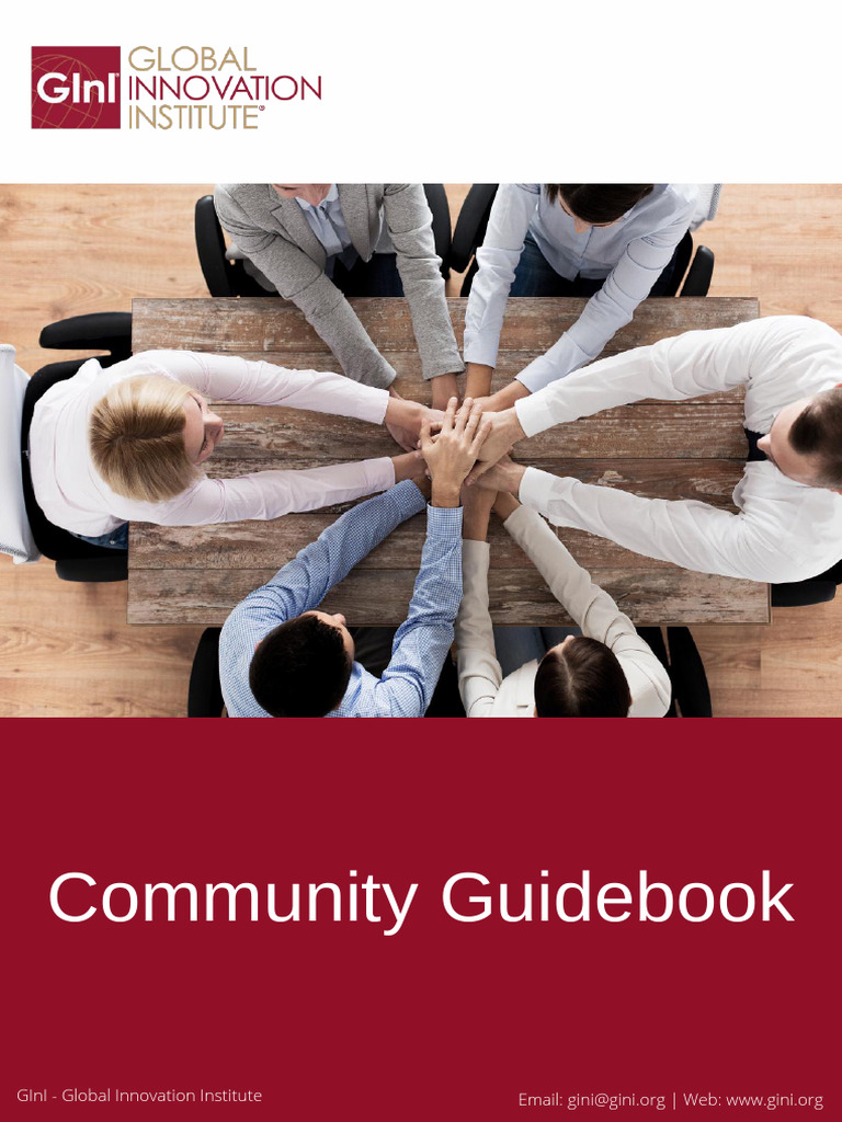GInI Community Participation Guide | PDF | Websites | Computer Mediated ...