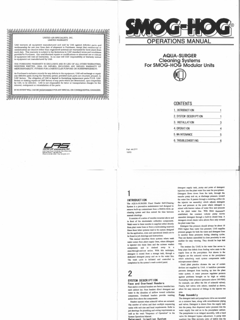 Auto Clean Manual | PDF