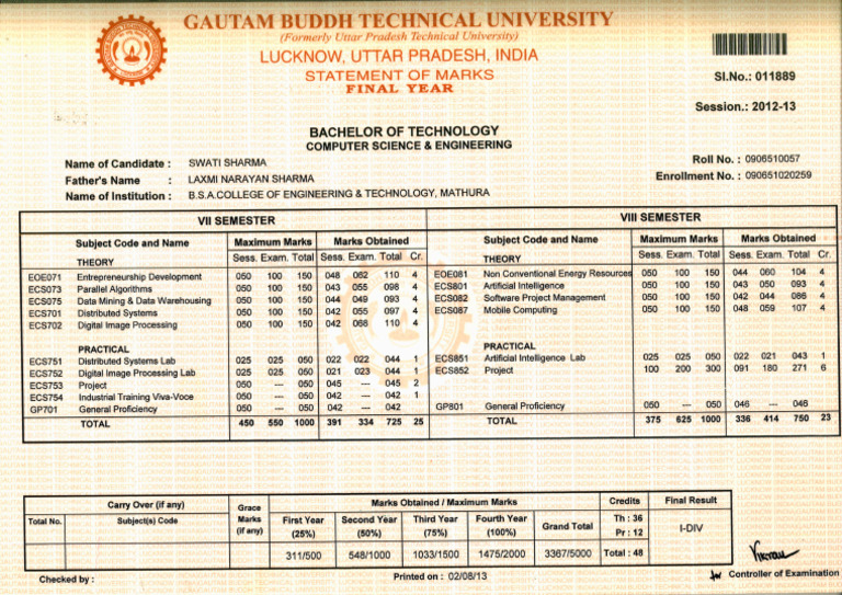 Final Year | PDF