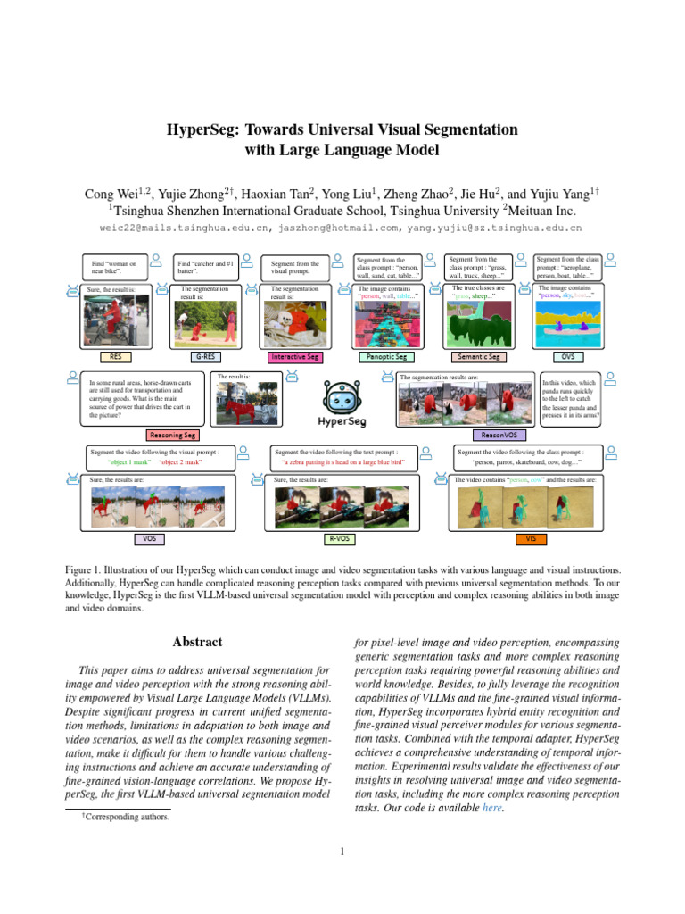 HyperSeg: Universal Segmentation Model | PDF | Image Segmentation ...