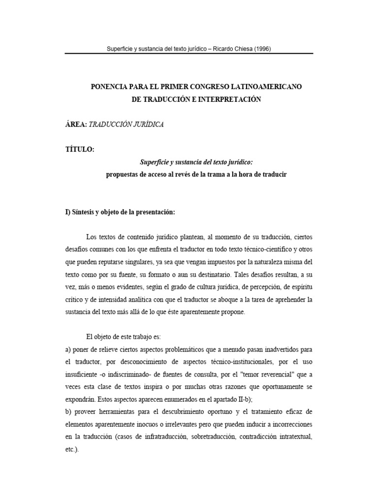 Desafíos de la traducción jurídica | PDF | Traducciones | Lingüística