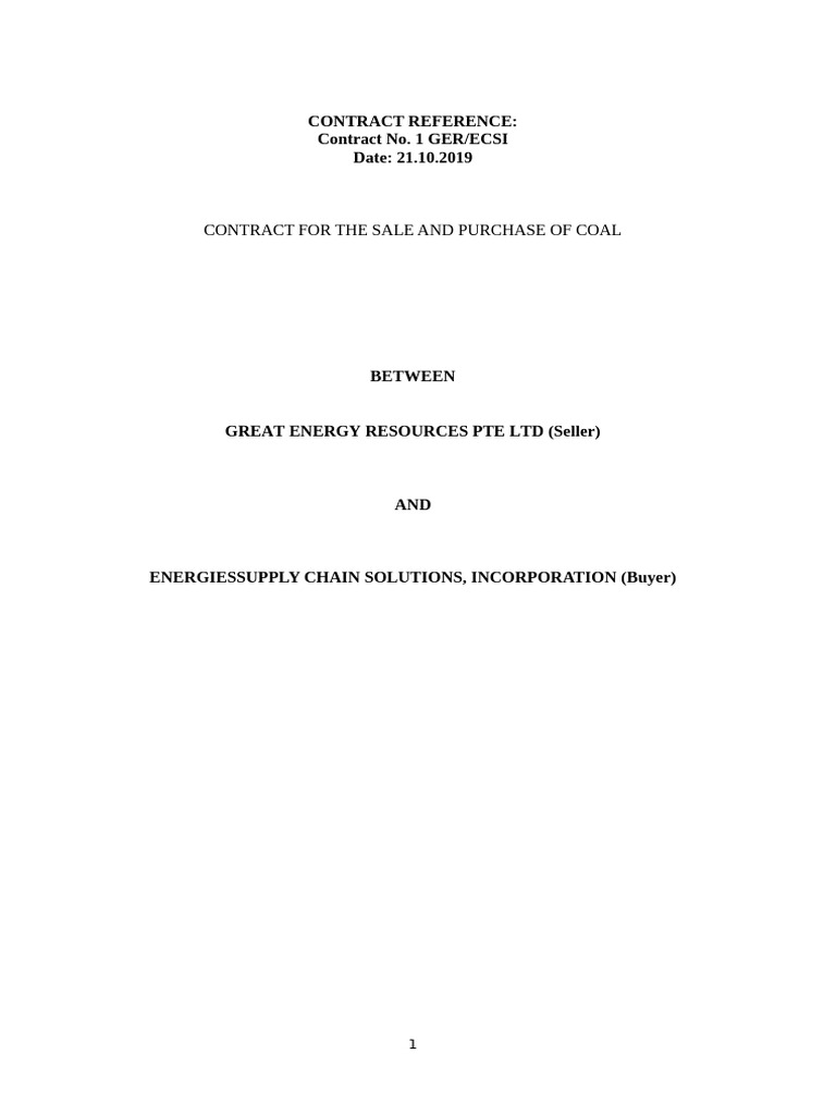 Draft Contract GER-ECSI 4100 GAR For Bataan | PDF | Indemnity | Arbitration