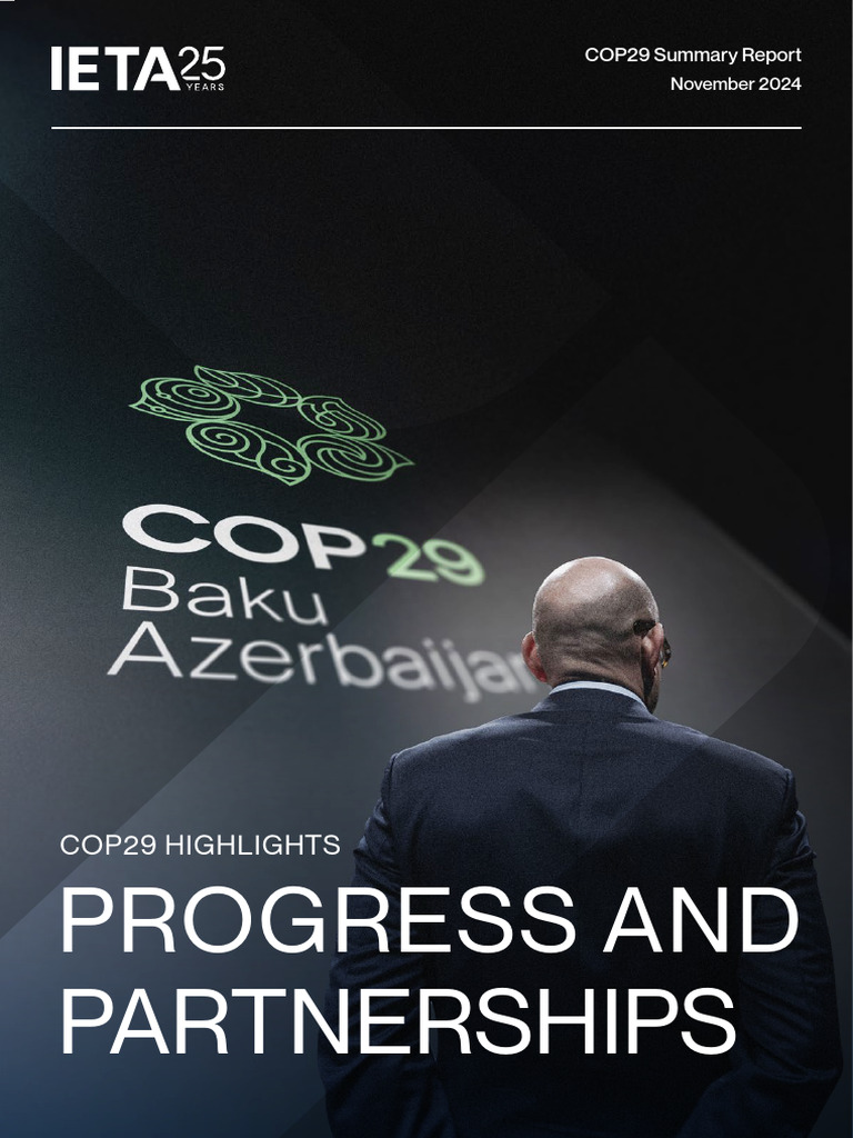 IETA Reports COP29-Report-FINAL | PDF | United Nations Framework ...