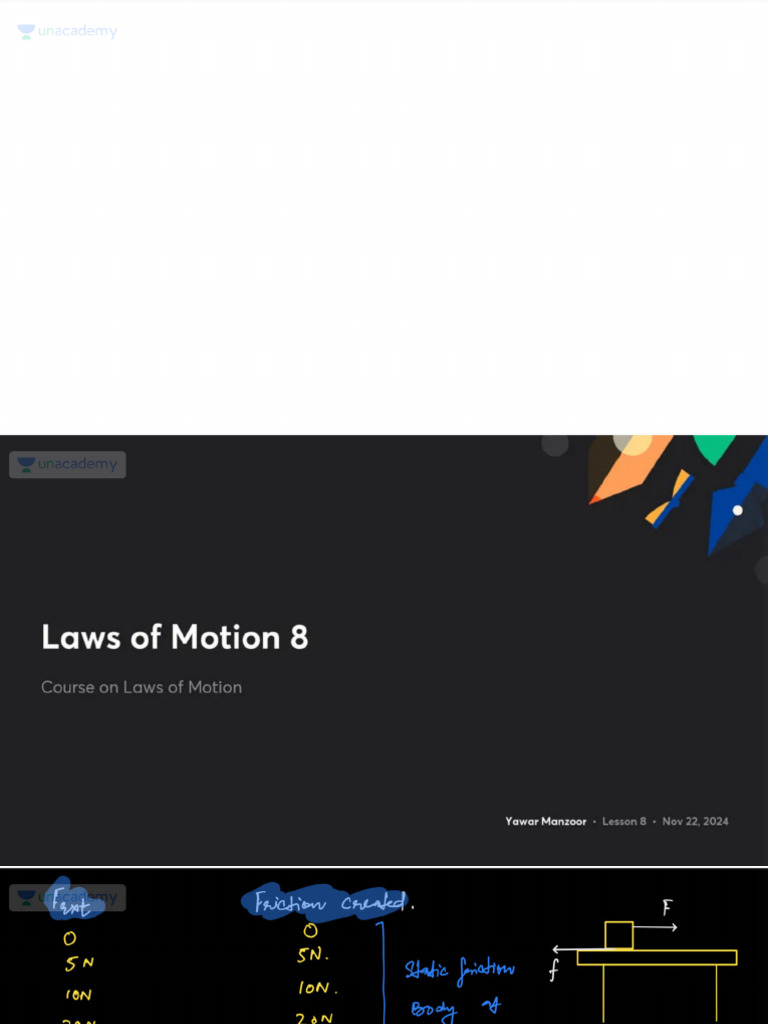 Laws of Motion 8 With Anno | PDF