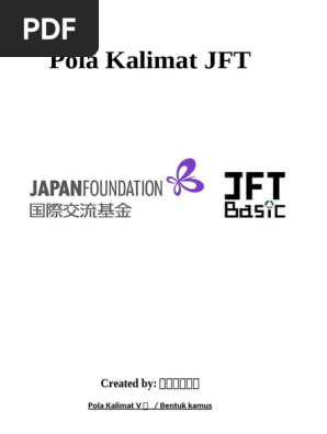 Pola Kalimat JFT new | PDF