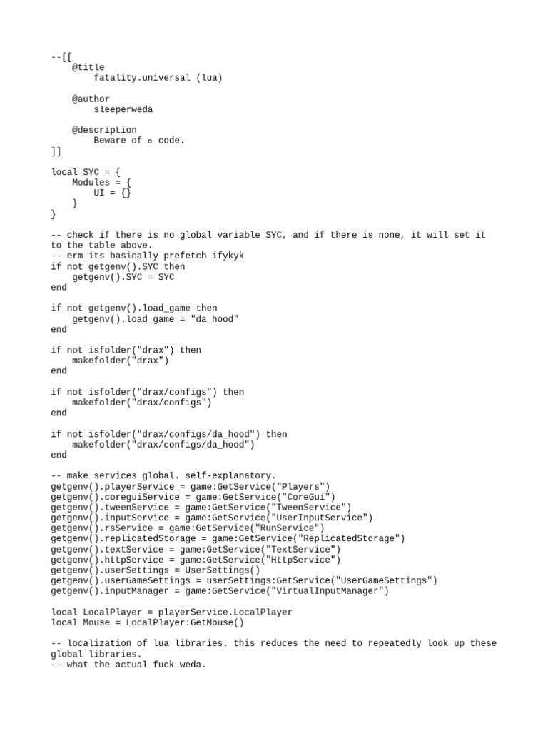 Lua Script for Roblox UI Management | PDF | Computer Programming ...