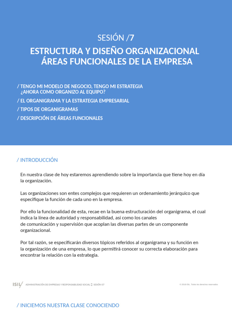 Sem 7 - Estructura Organizacional | PDF | Business | Economias