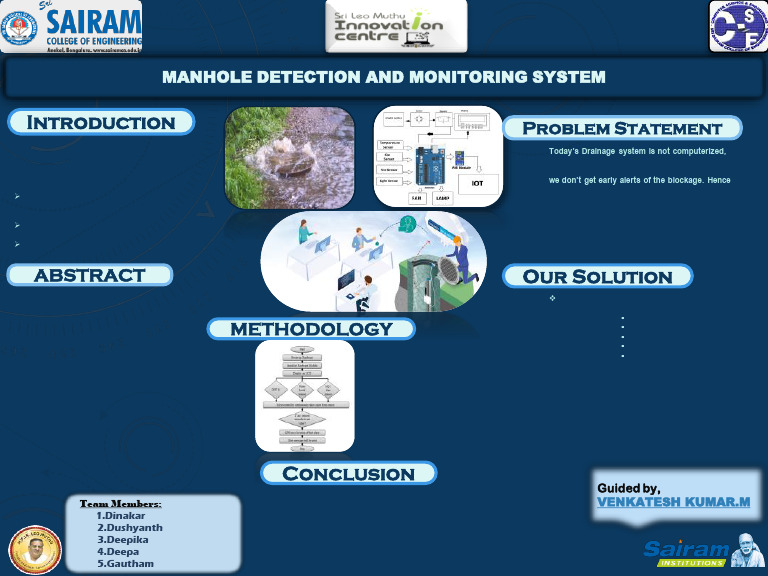 Manhole Detection And Monitoring System(poster) | PDF | Sensor