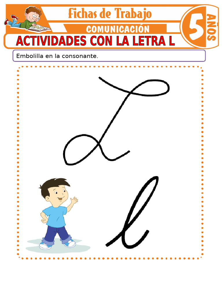 Actividades y Fichas de la Letra L | PDF