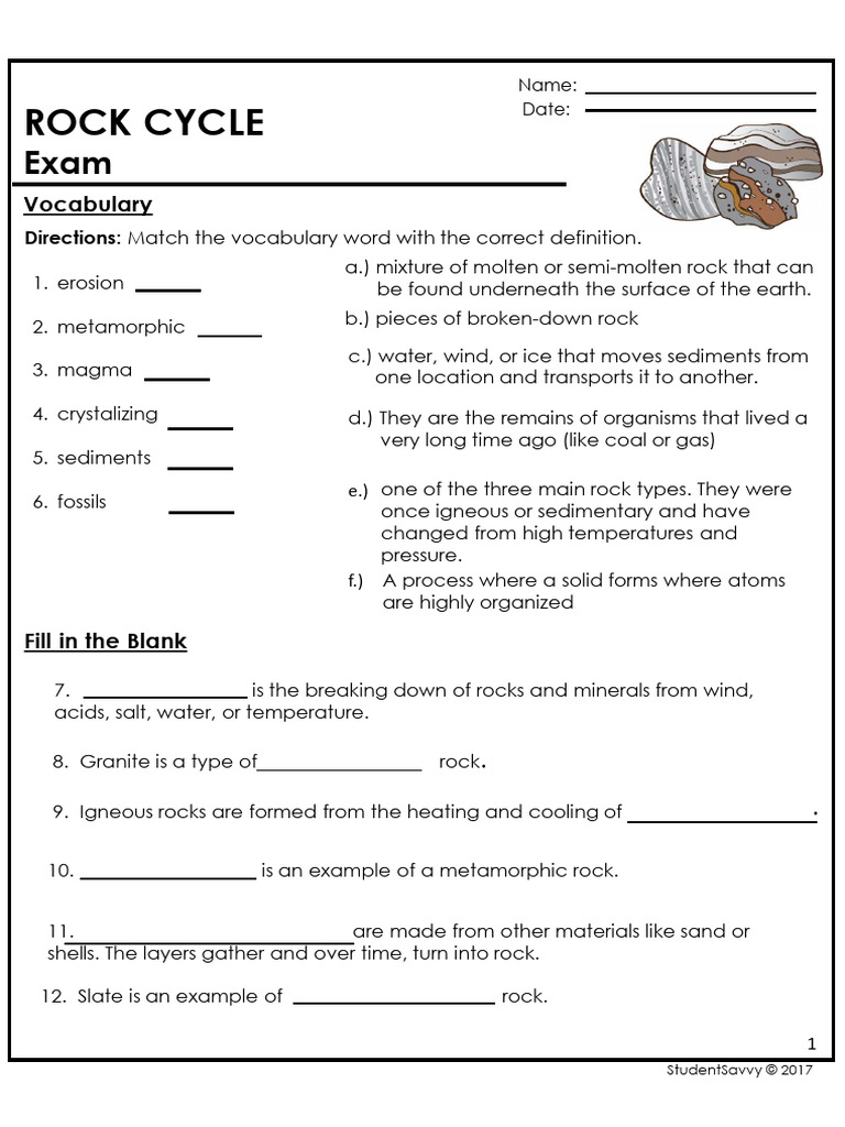 Understanding the Rock Cycle | PDF | Rock (Geology) | Sedimentary Rock