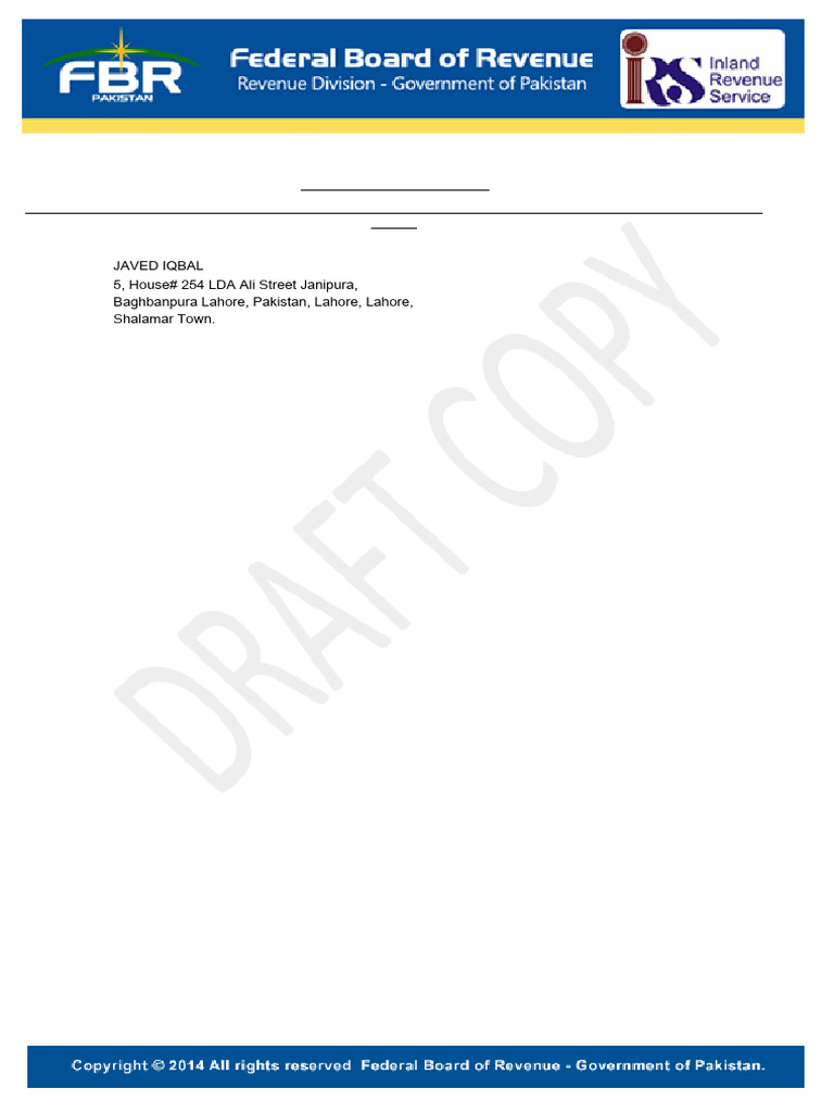114 (1) (Return of Income For A Person Deriving Income Only From Salary ...
