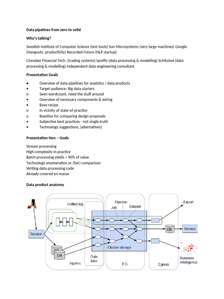 Building Effective Data Pipelines | PDF | Databases | Apache Spark
