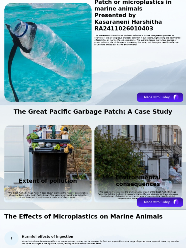 Microplastics' Impact on Marine Life | PDF | Pollution | Waste Management