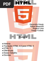 apresentação - HTML5