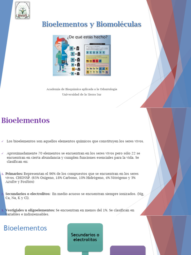 1.2 Bioelementos | PDF | Biomoléculas | Calcio