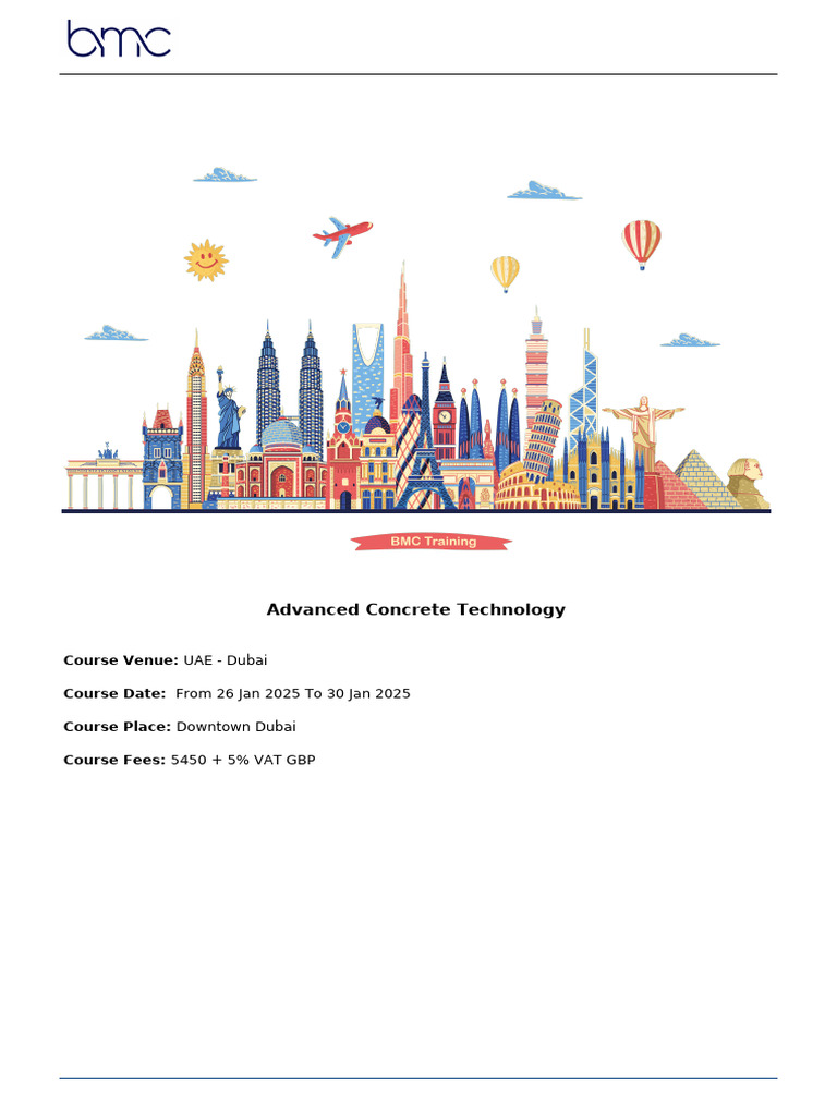Advanced Concrete Technology Course | PDF | Concrete | Composite Material