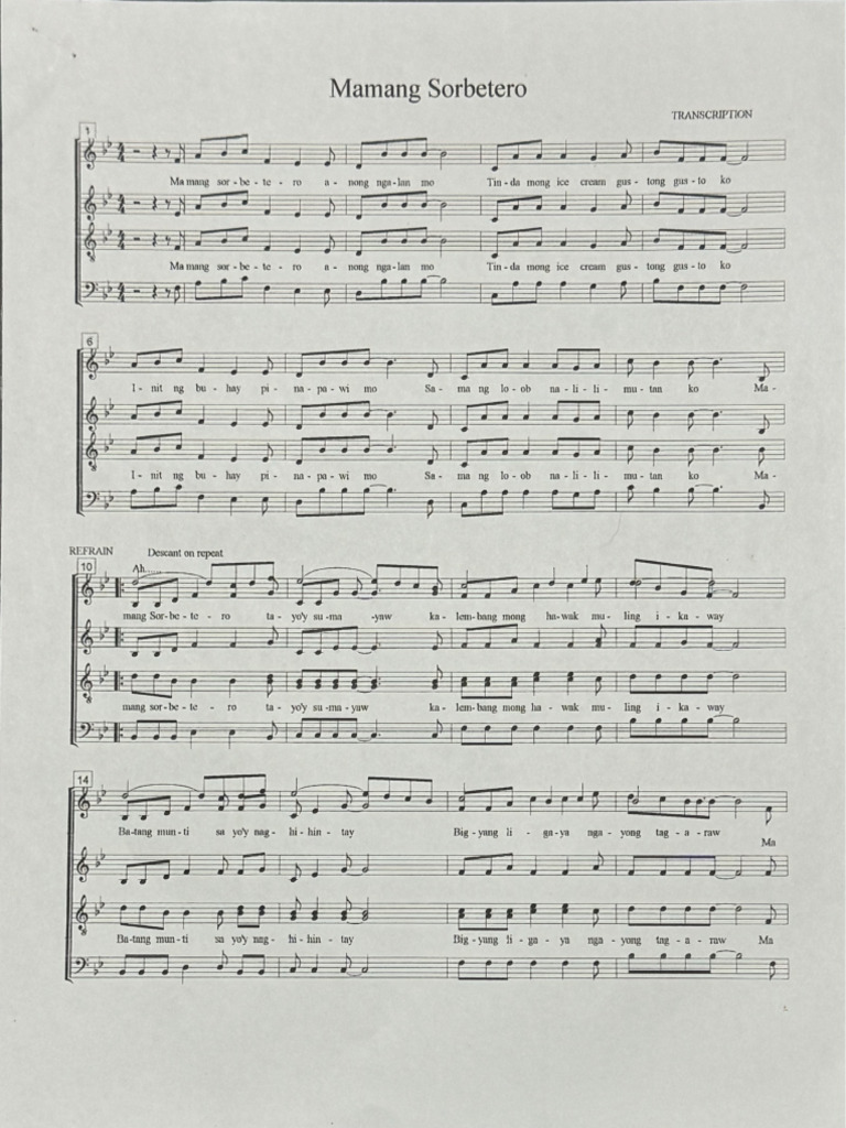 Shschorale Mamang Sorbetero Pdf