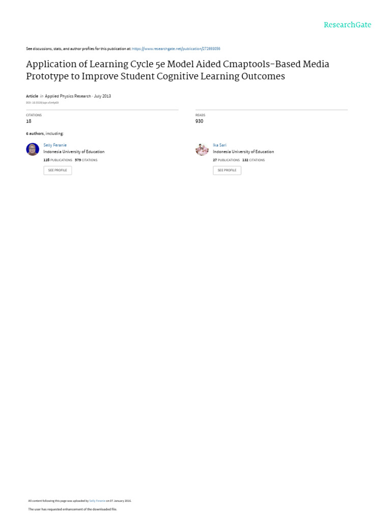 Enhancing Learning with CmapTools Media | PDF | Learning | Concept