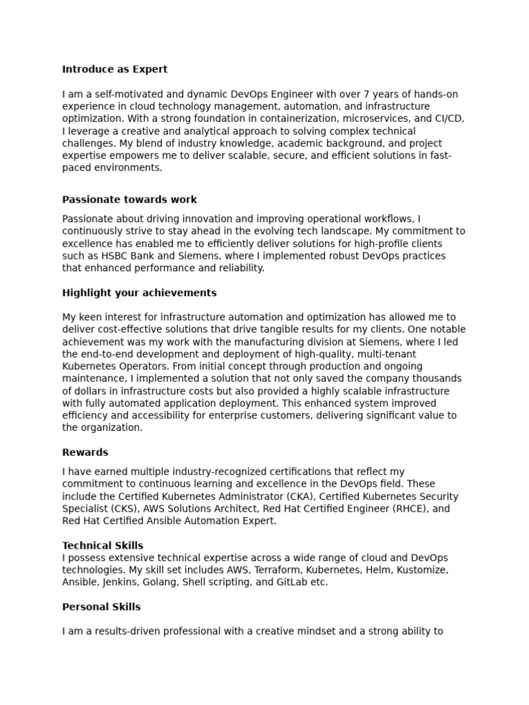 Linkedin about section pdf