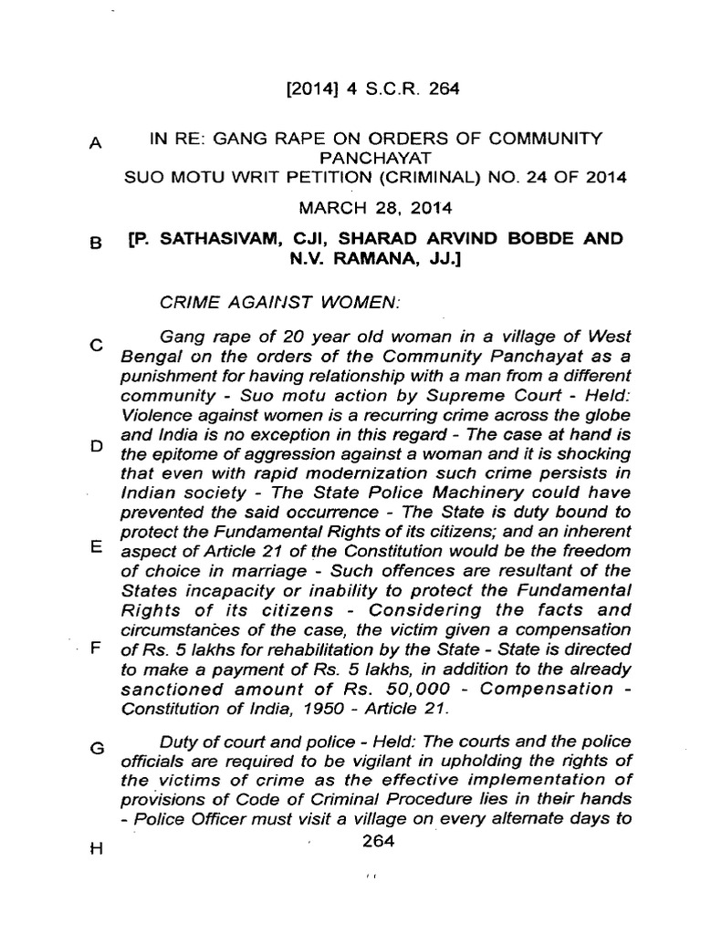 Gang Rape Related Judgement | PDF | Crimes | Crime & Violence