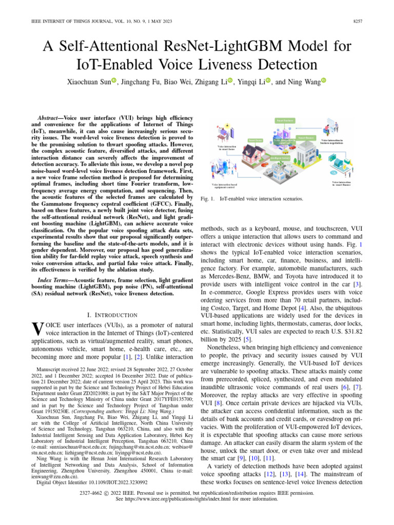 IoT Voice Liveness Detection Framework | PDF | Applied Mathematics