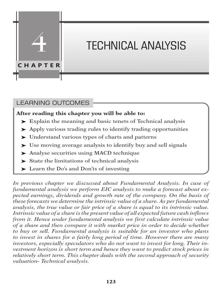 Technical Analysis Overview | PDF | Technical Analysis | Market Trend