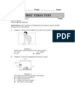First Term Test Review