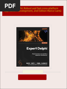 Instant Access to Expert Delphi: Robust and fast cross-platform application development, 2nd Edition Marco Cantù ebook Full Chapters
