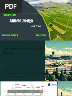 Apron Planning & Design Guide | PDF | Airport | Air Traffic Control