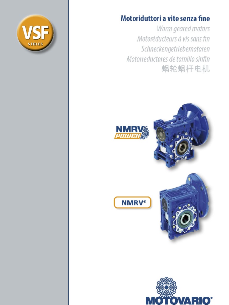 Catalogo Motovario SERIE NMRV