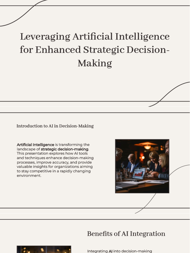 Slidesgo Leveraging Artificial Intelligence For Enhanced Strategic ...