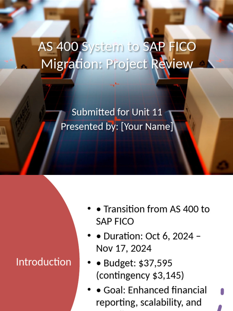As 400 to SAP FICO Migration Presentation Updated | PDF | Project ...