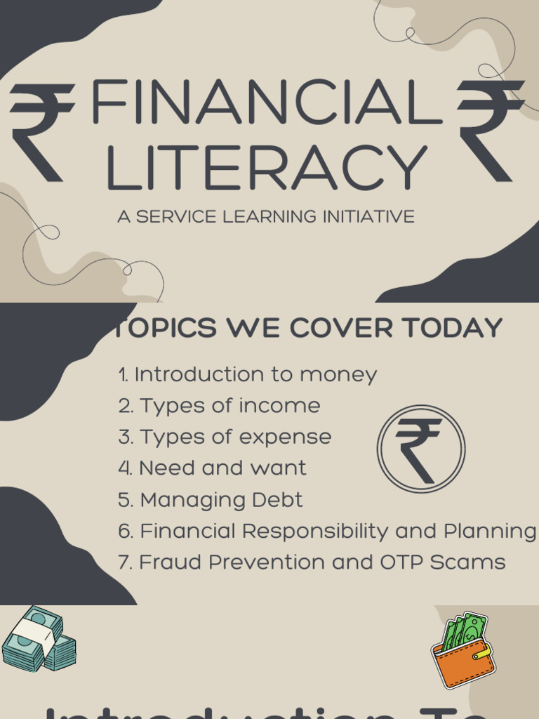Service Learning Finlit | PDF | Debt | Loans