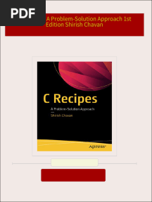 Full download C Recipes - A Problem-Solution Approach 1st Edition Shirish Chavan pdf docx
