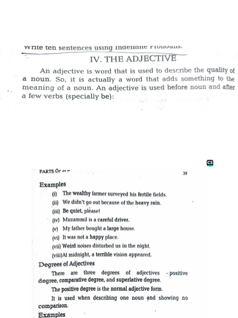 Adjectives | PDF