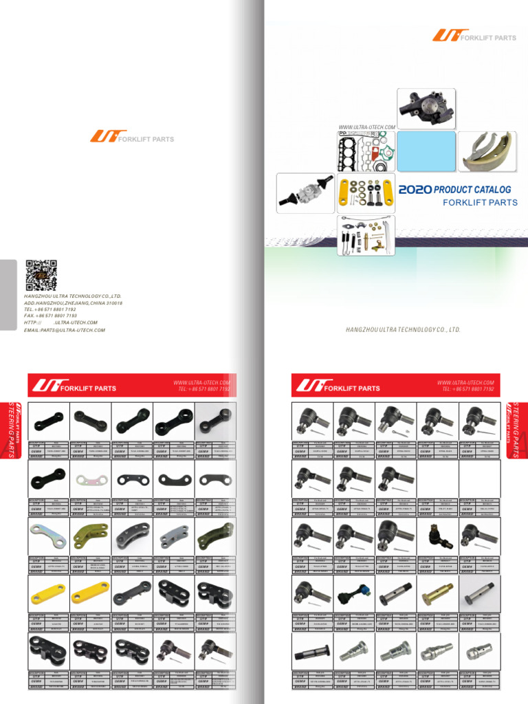 Ultra Forklift Parts Catalogue 2020 | PDF