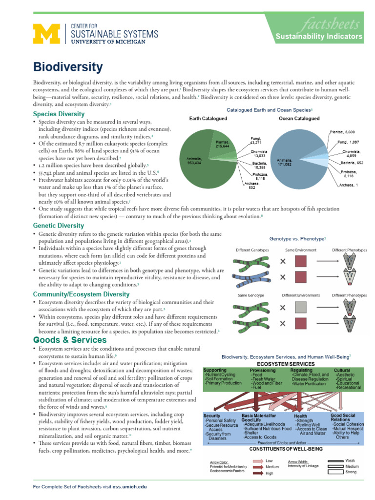 Key Biodiversity and Ecosystem Insights | PDF | Biodiversity | Ecosystem