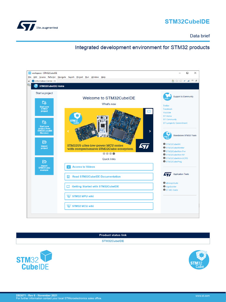 STM 32 Cubeide | PDF | Microcontroller | Arm Architecture