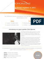 Biohorizons Business Development Course Flyer